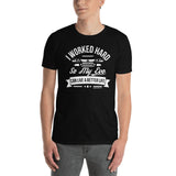 I WORKED HARD EVO TEE SHIRT